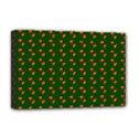 Kawaii Pumpkin Patt Green Deluxe Canvas 18  x 12  (Stretched) View1