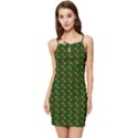 Kawaii Pumpkin Patt Green Summer Tie Front Dress View1