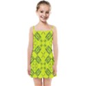 Abstract pattern geometric backgrounds   Kids  Summer Sun Dress View1