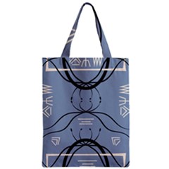 Abstract Pattern Geometric Backgrounds   Zipper Classic Tote Bag by Eskimos