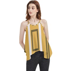 Abstract Pattern Geometric Backgrounds   Flowy Camisole Tank Top