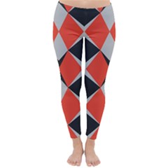 Abstract Pattern Geometric Backgrounds   Classic Winter Leggings by Eskimos