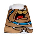 Bulldog-cartoon-illustration-11650862 Fitted Sheet (Single Size) View1