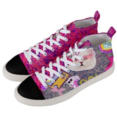 62341d1e09296173fa754e4d 62341d1e09296173fa754e4d-1 Men s Mid-top Canvas Sneakers by jellybeansanddinosaurs