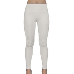 White Alyssum Classic Yoga Leggings by retrotoomoderndesigns