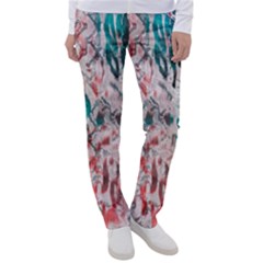 Colorful Spotted Reptilian Coral Women s Casual Pants by MickiRedd