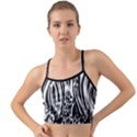 Zebra Leopard Black 7000 Mini Tank Bikini Top View1