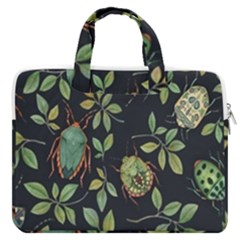 Nature With Bugs Macbook Pro13  Double Pocket Laptop Bag by Sparkle