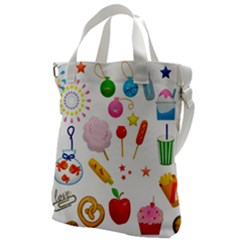 Summer-fair-food-goldfish Copy Copy Canvas Messenger Bag by Nexatart