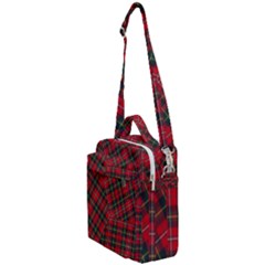 Boyd Modern Tartan Crossbody Day Bag by tartantotartansred2