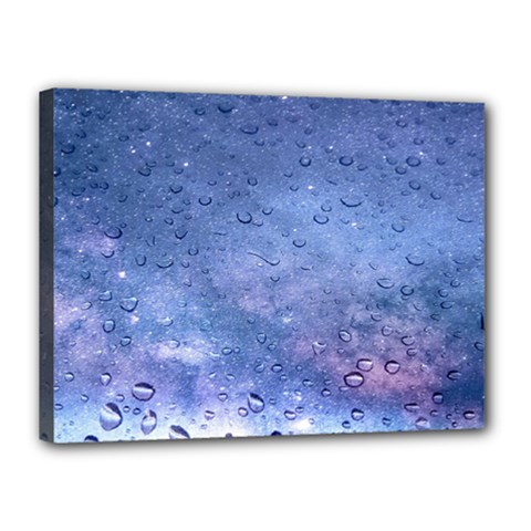 Gouttes D eau Galaxy Canvas 16  X 12  (stretched) by kcreatif