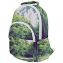 Photo Vue sur Forêt  Rounded Multi Pocket Backpack View1