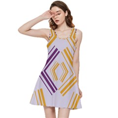 Abstract Geometric Design    Inside Out Racerback Dress by Eskimos