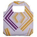 Abstract geometric design    Premium Foldable Grocery Recycle Bag View2