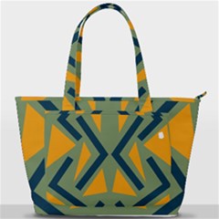 Abstract Geometric Design    Back Pocket Shoulder Bag  by Eskimos