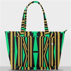 Abstract Pattern Geometric Backgrounds Back Pocket Shoulder Bag  by Eskimos