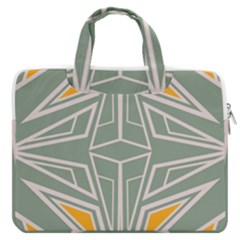 Abstract Pattern Geometric Backgrounds Macbook Pro 16  Double Pocket Laptop Bag  by Eskimos