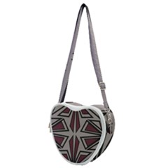 Abstract Pattern Geometric Backgrounds Heart Shoulder Bag by Eskimos