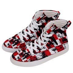 Emo Scene Graffiti Women s Hi-top Skate Sneakers by ArtistRoseanneJones