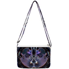 The High Priestess Card Double Gusset Crossbody Bag by MRNStudios