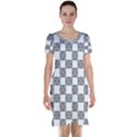 Seamless Tile Derivative Pattern Short Sleeve Nightdress View1