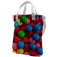 Bubble Gum Canvas Messenger Bag by artworkshop