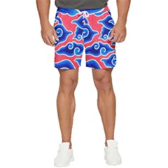 Batik Megamendung Men s Runner Shorts by artworkshop