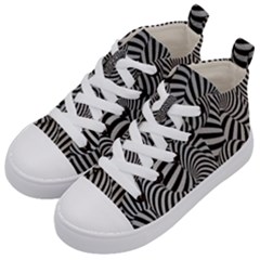 Pattern Kids  Mid-top Canvas Sneakers by artworkshop