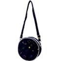 Cartoon-space-seamless-pattern-vectors Crossbody Circle Bag View1