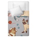 Cats Pattern Duvet Cover Double Side (Single Size) View1