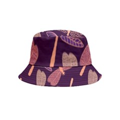 Dragonfly-pattern-design Bucket Hat (kids) by Jancukart