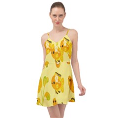 Banana Cichlid Summer Time Chiffon Dress by artworkshop