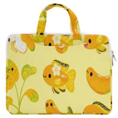 Banana Cichlid Macbook Pro13  Double Pocket Laptop Bag by artworkshop