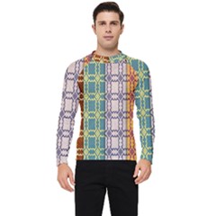 Grungy Vintage Patterns Men s Long Sleeve Rash Guard by artworkshop