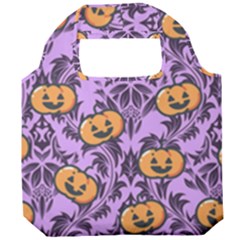 Purple Jack Foldable Grocery Recycle Bag by NerdySparkleGoth