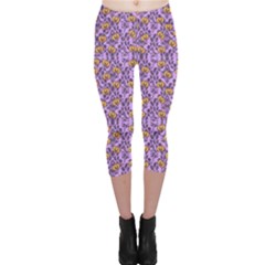 Purple Jack Capri Leggings  by NerdySparkleGoth