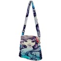 Beautifull Ariel Little Mermaid  Painting Zipper Messenger Bag View2