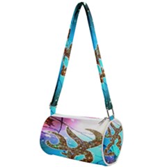 Browning Deer Glitter Galaxy Mini Cylinder Bag by artworkshop