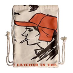 Catcher In The Rye Drawstring Bag (large) by artworkshop