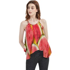 Watermelon Flowy Camisole Tank Top