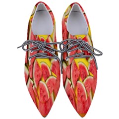 Watermelon Pointed Oxford Shoes by artworkshop