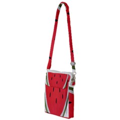 Watermelon Pillow Fluffy Multi Function Travel Bag by artworkshop