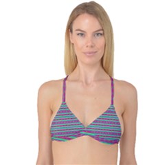 Teal Twists Reversible Tri Bikini Top