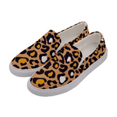 Leopard Jaguar Dots Women s Canvas Slip Ons by ConteMonfrey