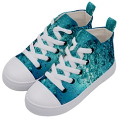 Bubbles Water Bub Kids  Mid-top Canvas Sneakers by artworkshop