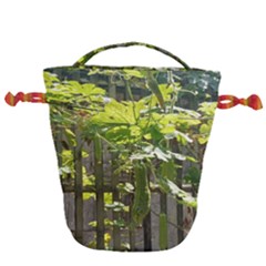 Bitter Melon Drawstring Bucket Bag by artworkshop