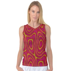 Pattern Pink Women s Basketball Tank Top