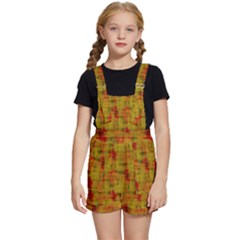 Abstract 005 Kids  Short Overalls