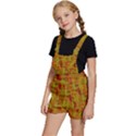 Abstract 005 Kids  Short Overalls View2