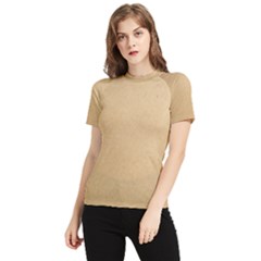 Paper Brown Women s Short Sleeve Rash Guard